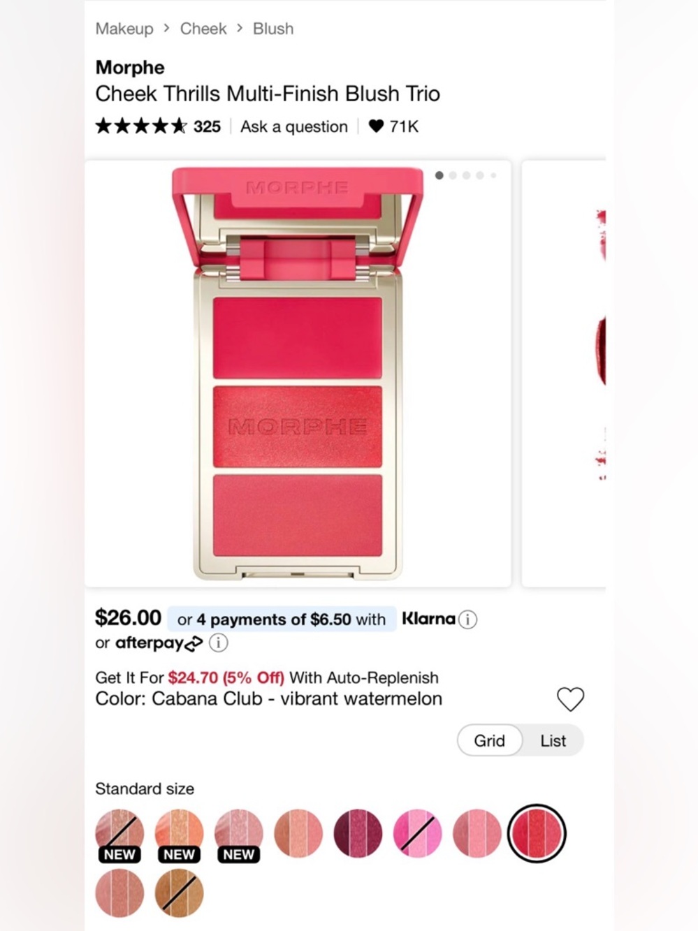 Morphe Cheek Thrills Multi-Finish Blush Trio - Cabana Club